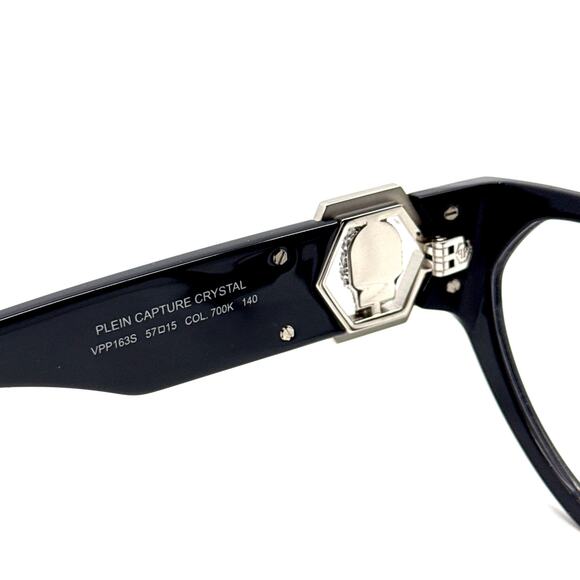 New! PHILIPP PLEIN Eyeglasses Plein Capture Crystal VPP163S Col.700K, Authentic - Picture 8 of 11